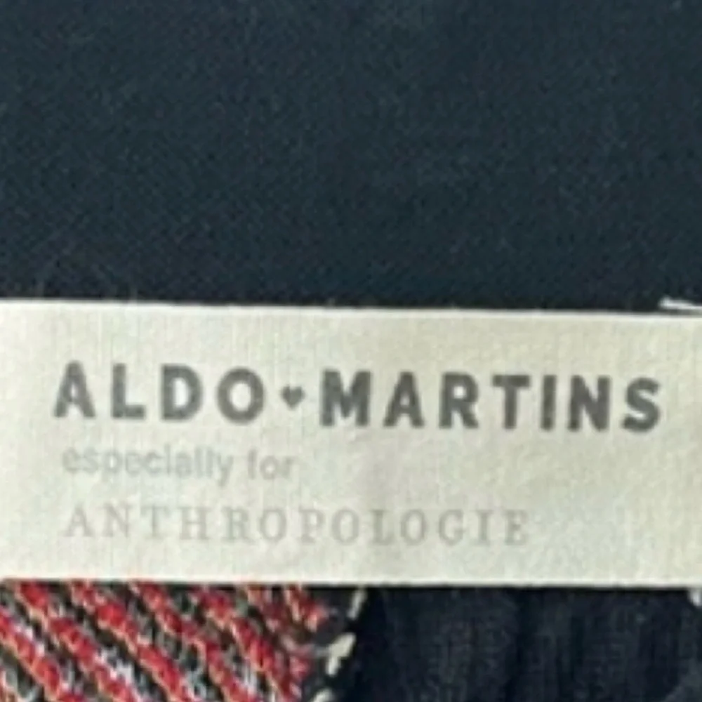 Anthropologie | Red and Black Contrast Sweater Safari Patterned Midi Skirt ~ XL - Picture 10 of 11